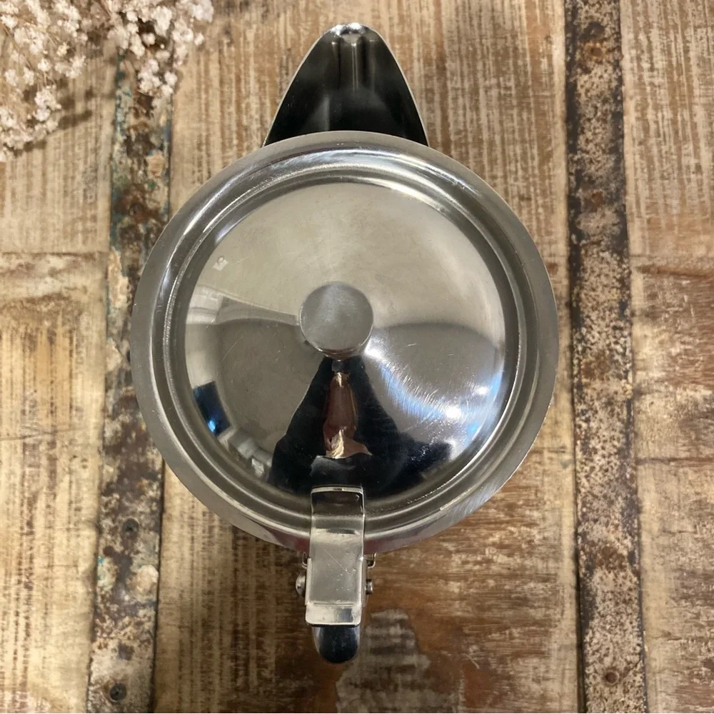 Vintage Delco Stainless Steel Coffee & Tea Pot or Pitcher Made in Japan MCM